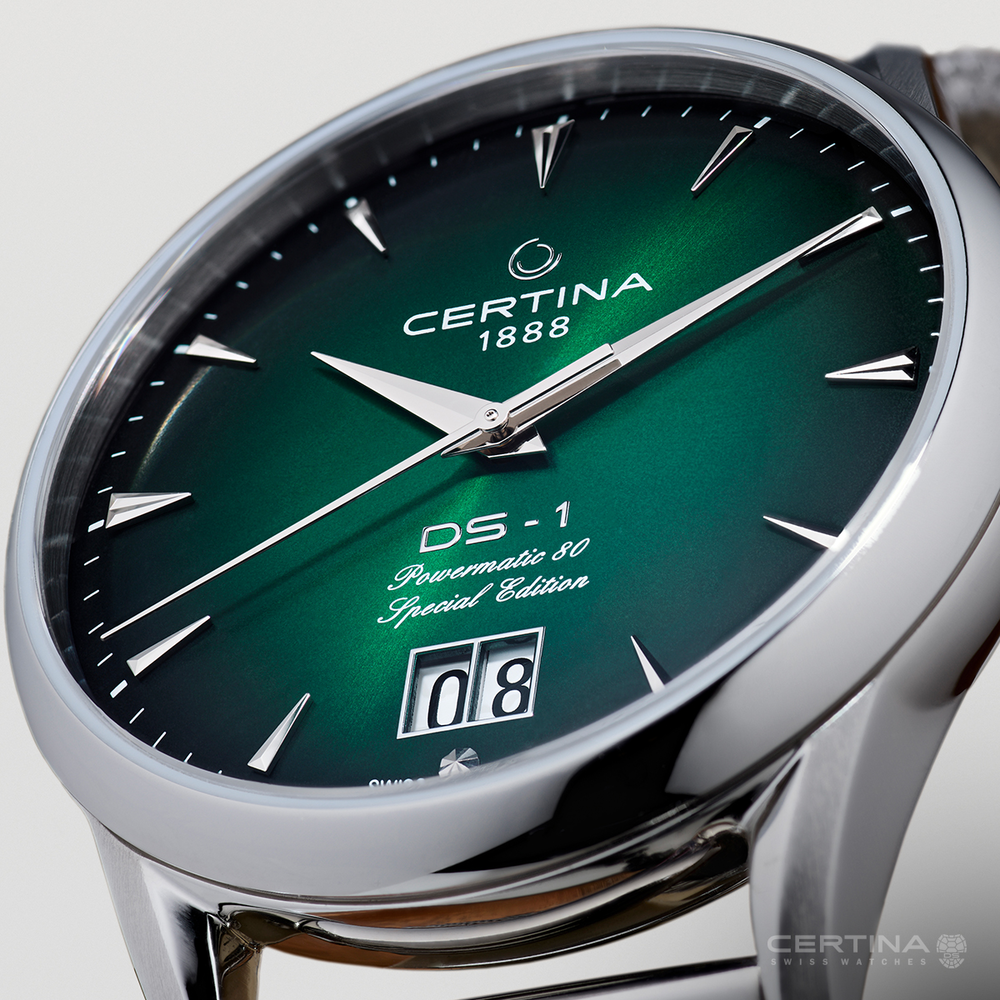 Men Automatic DS-1 Big Date Powermatic 80 watch by Certina